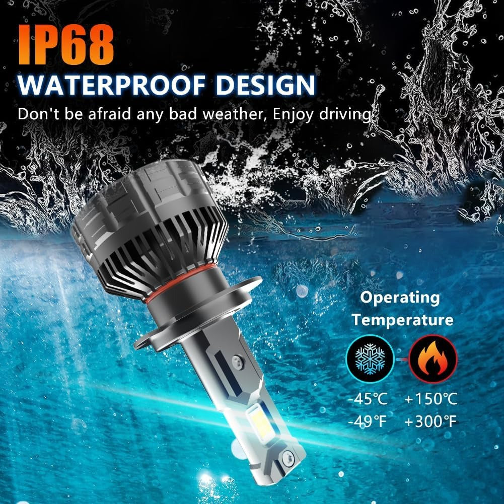 MEGA LED Bulb Kit H4 - Super Bright