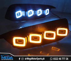 Honda Civic X Bugatti Style DRL Fog Lamp  2016-2020