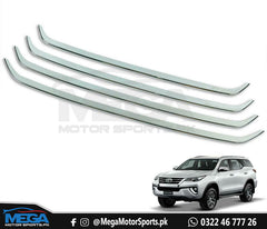 Toyota Fortuner Front Lower Chrome Grill Model  2016-2020