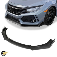 Honda Civic X Carbon Fiber Front Bumper Lip V5 - 2016+
