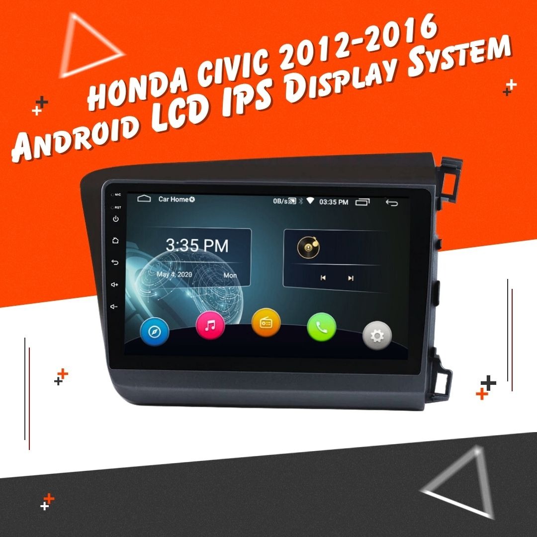Honda Civic Rebirth LCD Android Apple Carplay / Android Auto multimedia Android System For 2013 2014 2015