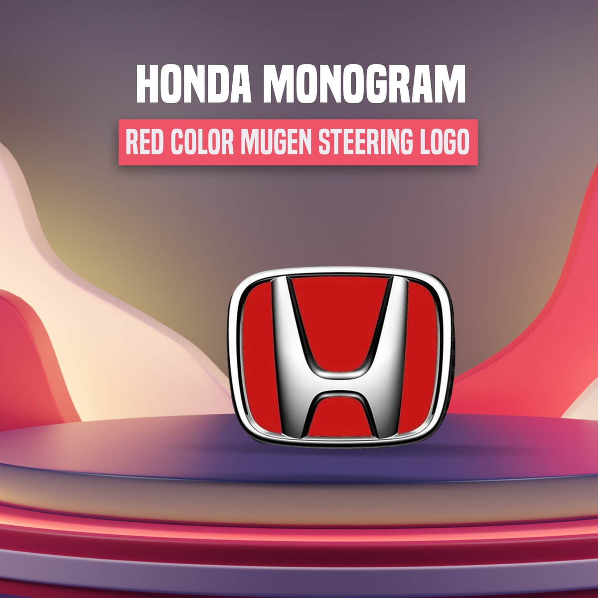 Honda Civic Steering Wheel Red H Logo 2016-2020