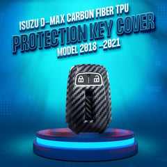 Isuzu D-max / Dmax Carbon Fiber Key Fob / Cover For 2018 2019 2020 2021