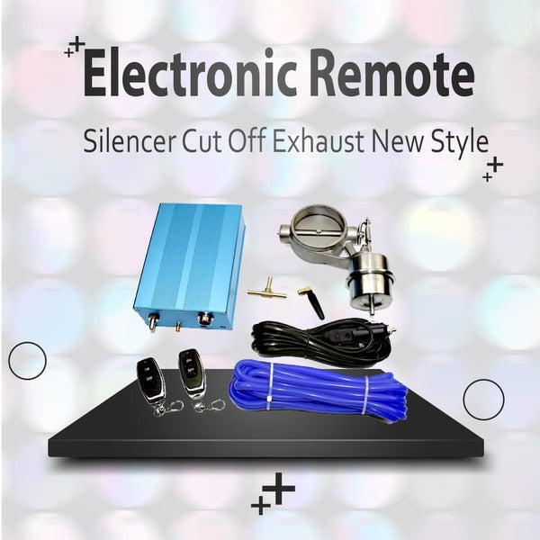 Electric Remote Silencer Cut Off Exhaust
