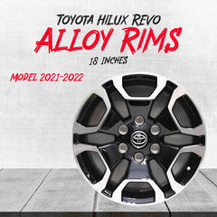 Toyota Hilux Revo 17 Inches Alloy Rims For 2016 - 2022