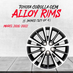 Toyota Corolla 15 Inch Alloy Rim - Grande - Gli - Altis