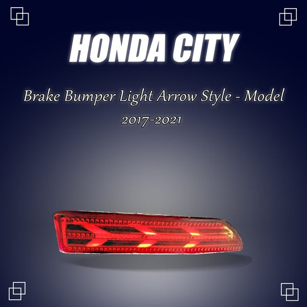 Honda City Rear Bumper Reflector Light For  2021 2022