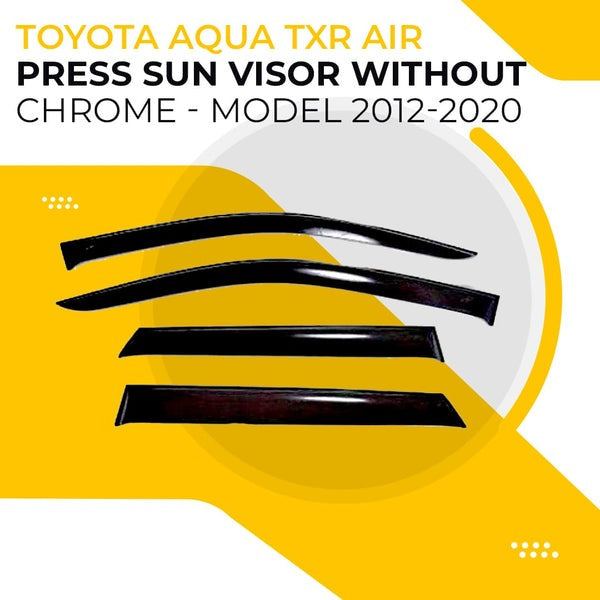 Toyota Aqua TXR Air Press / Sun Visor With Chrome