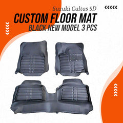 Suzuki Cultus Carpet Floor Mats Black 2021-2025