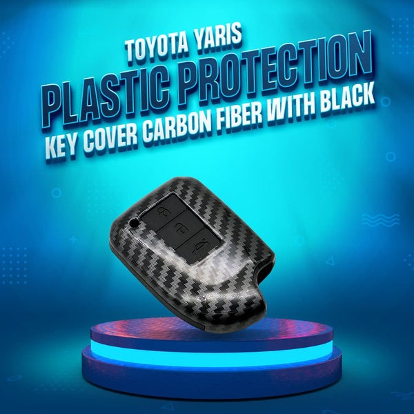 Toyota Yaris Carbon Fiber Key Fob / Key Cover For 2019 2020 2021 2022