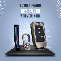 Toyota Prado Metal Key Fob / Key Cover For 2008 - 2022