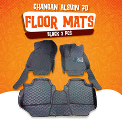 Changan Alsvin 7D Black Floor Mats For 2021 2022