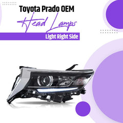 Toyota Prado OEM Style Headlights Pair 2009-2020