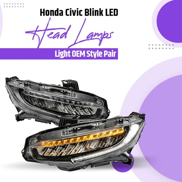 Honda Civic X OEM LED Headlight (Blink Indicator) China 2016 - 2021
