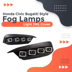 Honda Civic X Bugatti Style DRL Fog Lamp  2016-2020