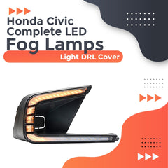 Honda Civic 2022 Carbon Fiber Fog Lamps Covers For 11th Generation Civic 2022 2023
