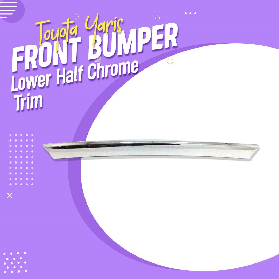 Toyota Yaris Front Bumper Lower Chrome Trim 2020