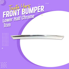 Toyota Yaris Front Bumper Lower Chrome Trim 2020