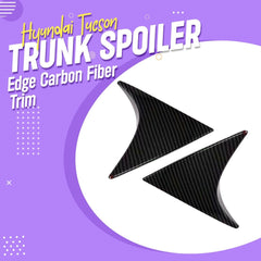 Hyundai Tucson Carbon Fiber Spoiler Edge Trim  - 2020 - 2023