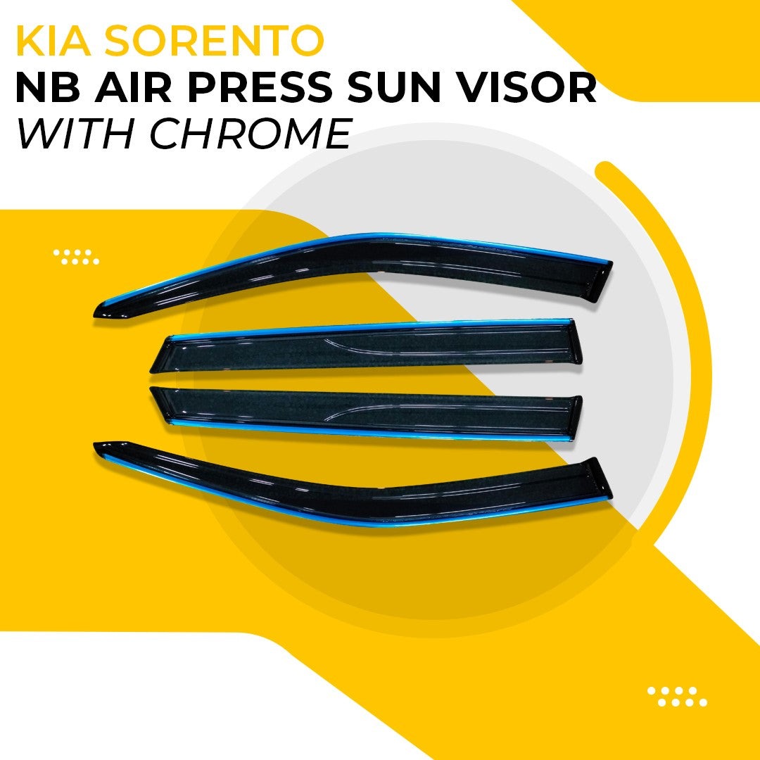 Kia Sorento TXR Air Press / Sun Visor - Chrome For 2021 - 2024