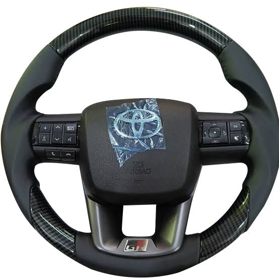 Toyota Hilux Revo Carbon Fiber Steering Wheel For Model 2016-2021
