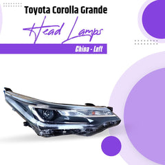 Toyota Corolla Grande LED Headlights - For 2014 - 2022