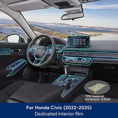 Honda Civic X Interior PPF TPU 2016 - 2021 Paint Protection Film