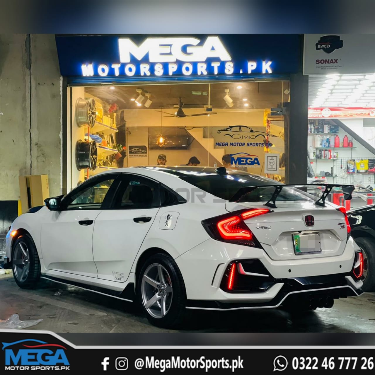 Honda Civic X Type R V2 Body Kit Facelift Conversion | Version 2 Type R Bodykit 2016 - 2021