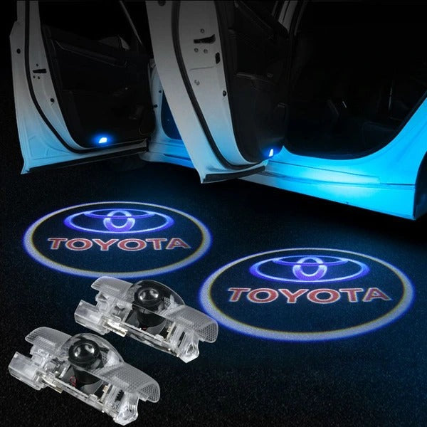 Toyota Door Logo Welcome Light 2 Pieces Set