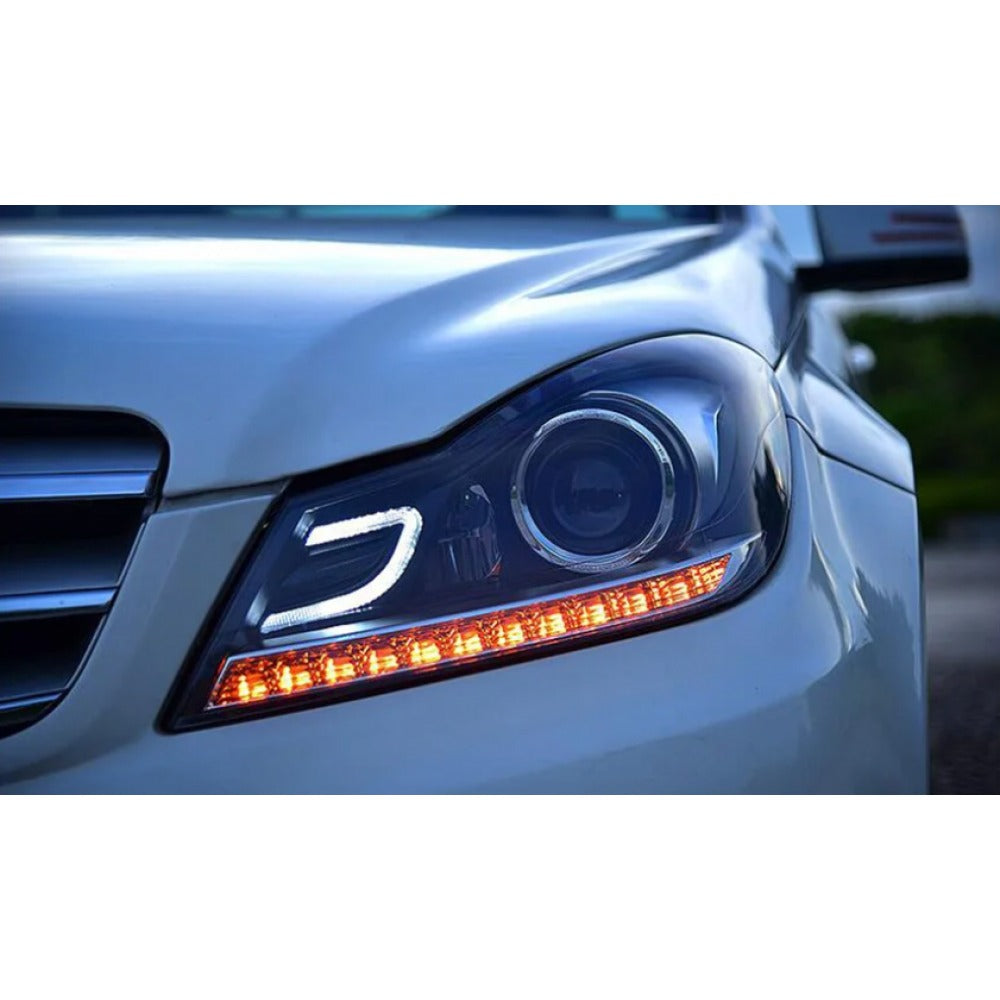 Mercedes C Class W204 Facelift Headlights 2012 - 2014