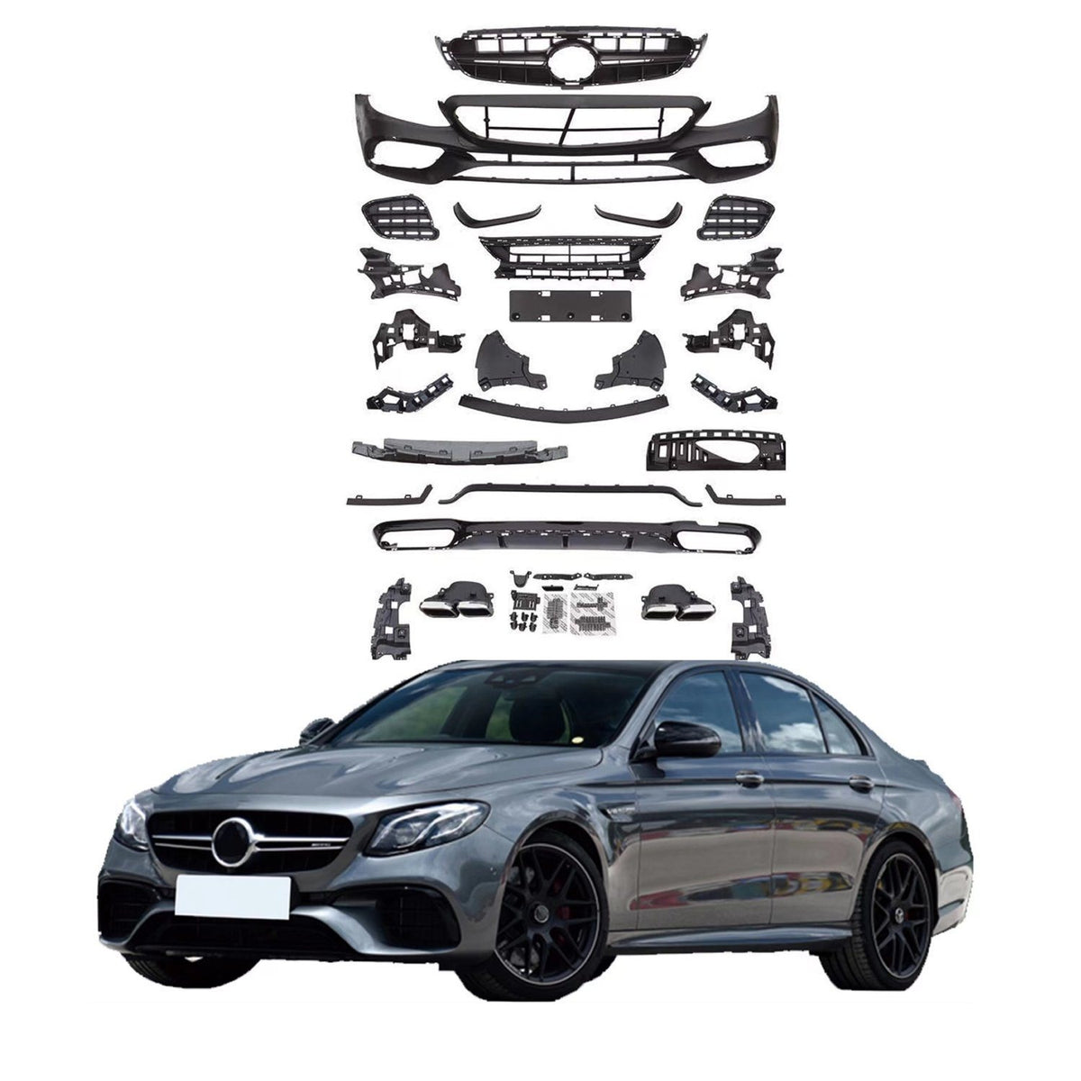 MERCEDES-Benz E-Class W213 E63 Style AMG Bodykit For Models 2016 - 2020
