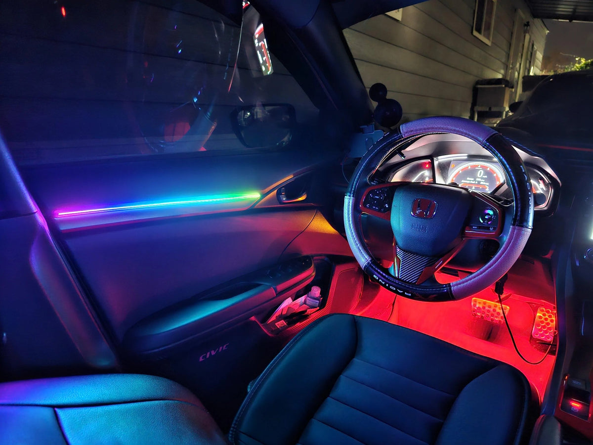 Honda Civic X  Atmospheric / Ambient Lights ( 2 colors Orange / Blue )