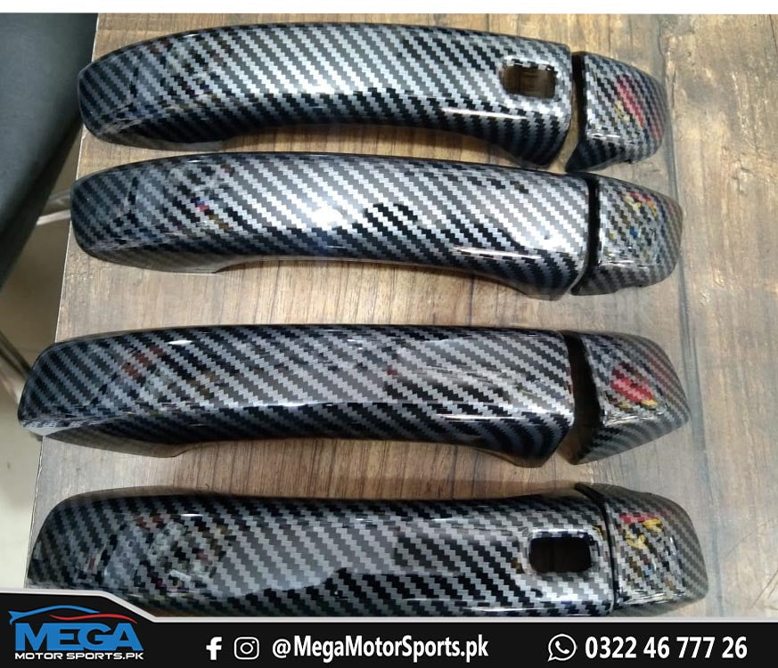 MG HS Carbon Fiber Door Handle Covers For 2020 2021