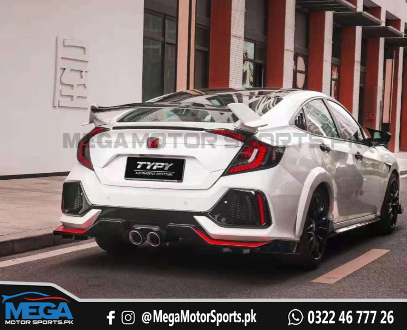Honda Civic X Type R V3 / SI V3 Body kit For 2016 - 2021