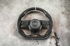 Audi A5 Original Carbon Fiber Steering Wheel For 2017 2018 2019 2020 2021 2022