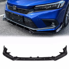Honda Civic 2022 SI Style Front Bumper Lip Splitter - 2 pcs For 11th Generation 2022 2023