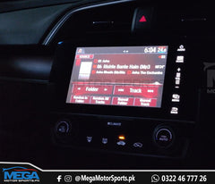 Honda Civic X Blue Cluster Infotainment System - Complete OEM Navigation System For Models 2016 - 2021