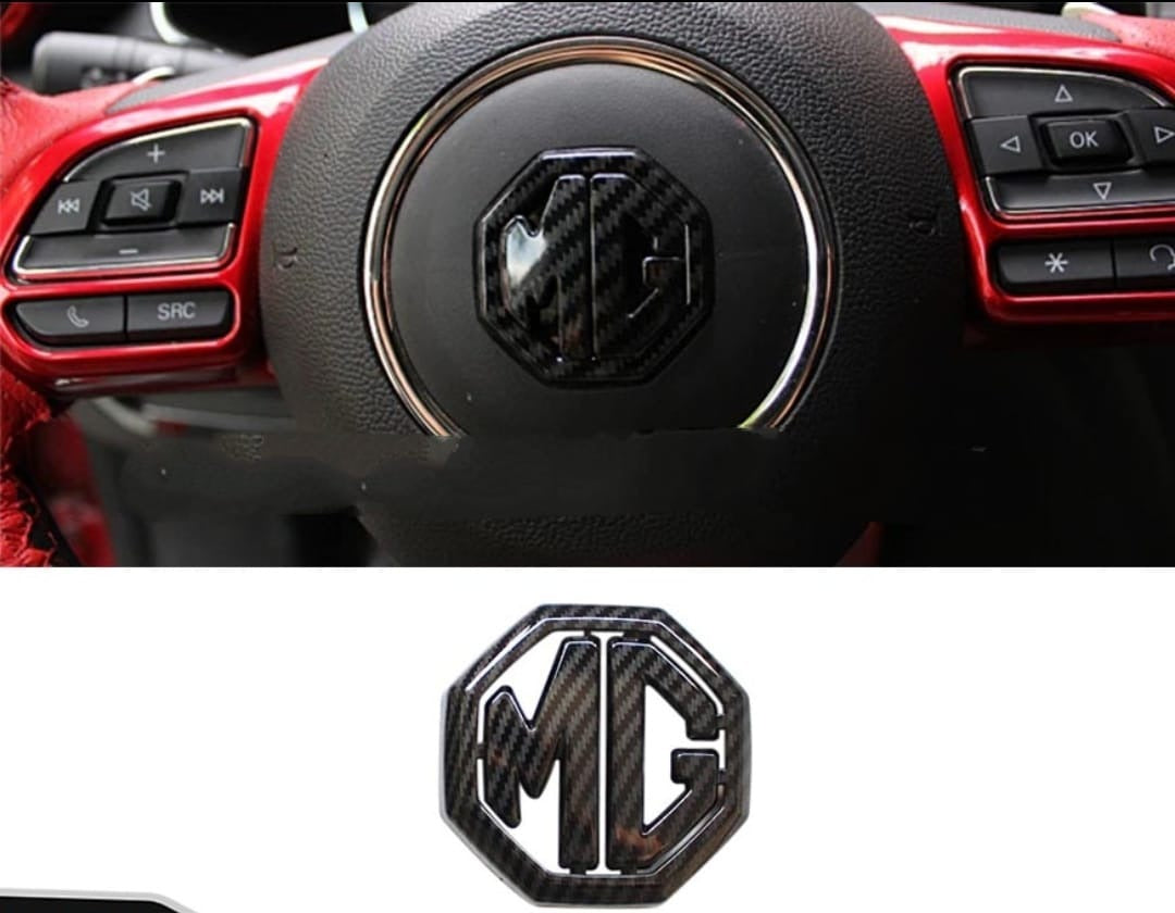 MG HS Carbon Fiber Steering Logo For 2020 2021
