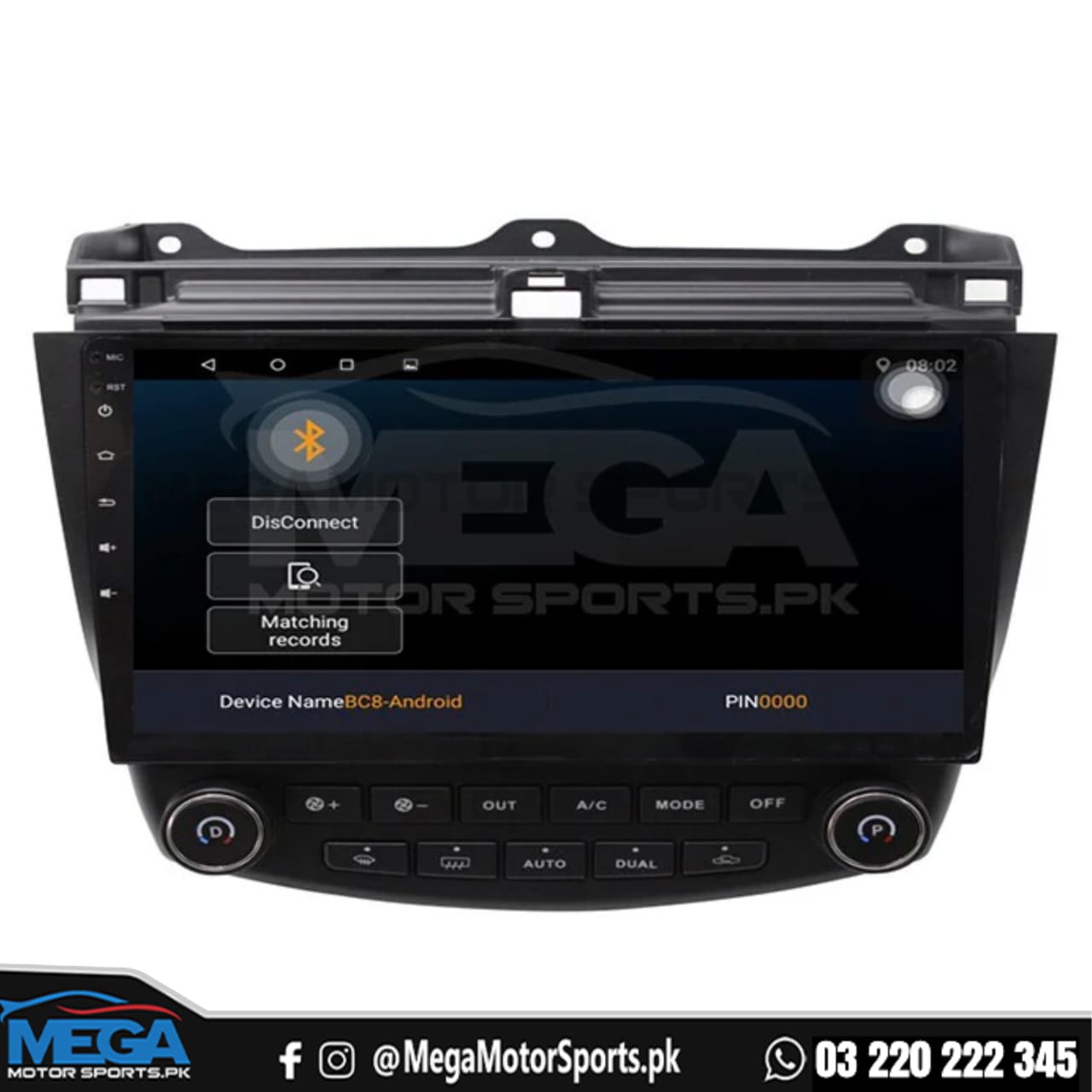 Honda Accord CL-7 CL-9 LCD Android Panel Model 2003 -2007