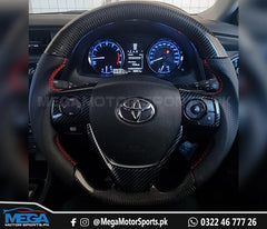 Toyota Corolla Carbon Fiber Steering Wheel For 2017 - 2021