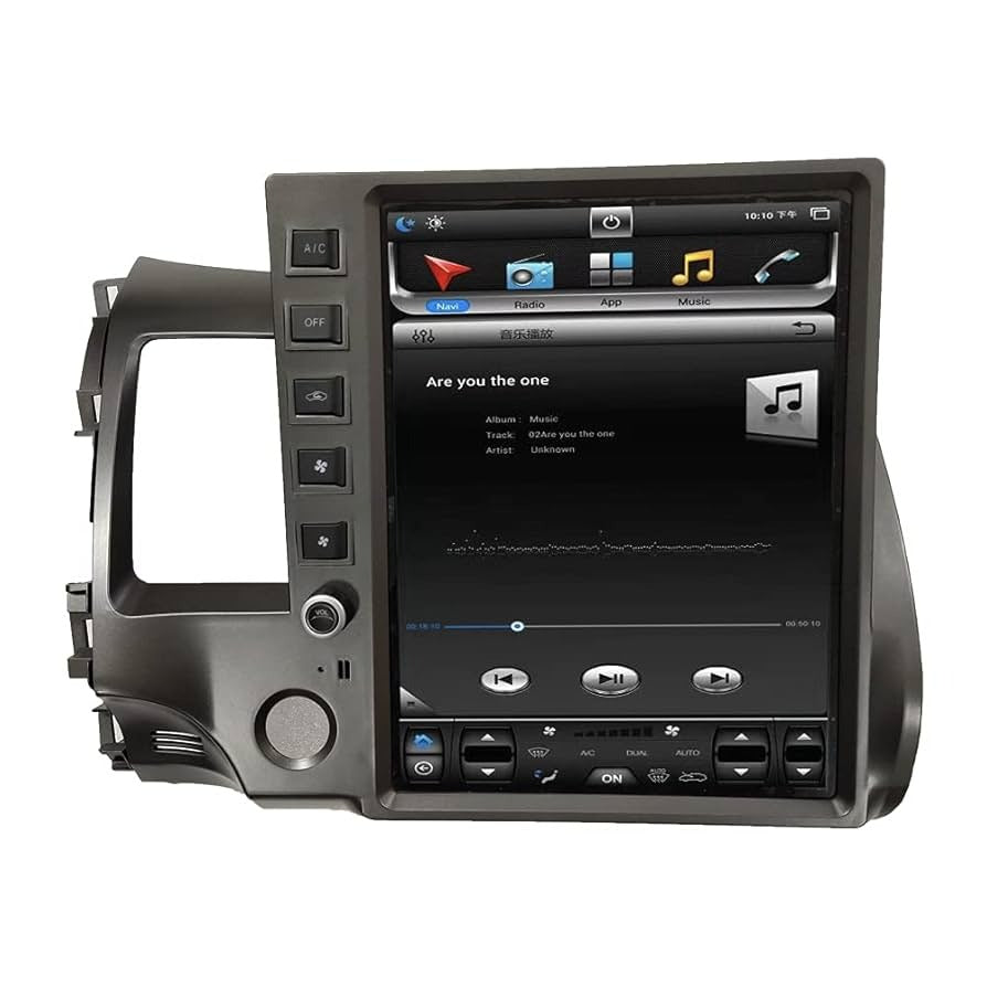 Honda Civic Reborn Tesla Style Lcd For 2006 - 2011