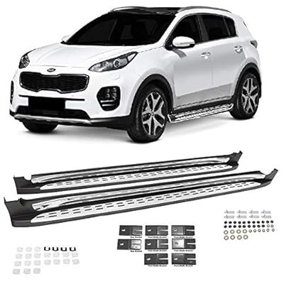 KIA Sportage Dotted Style Side Steps For 2020 2021