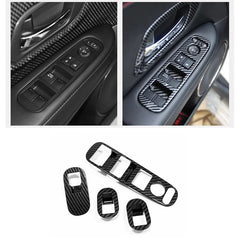 Honda Vezel Carbon Fiber Door Power Window Cover For 2014 - 2021
