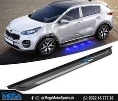 Kia Sportage Side Step V2 With LED For 2019 - 2024