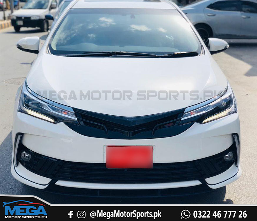 Toyota Corolla TRD Grill V1 - Glossy Black For Model 2018 - 2023