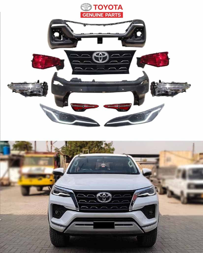 Toyota Fortuner Facelift 2021 Sports Body Kit For 2021 2022