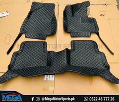 Kia Sportage 7D Floor Mats Black With Black Stitch For 2020 2021