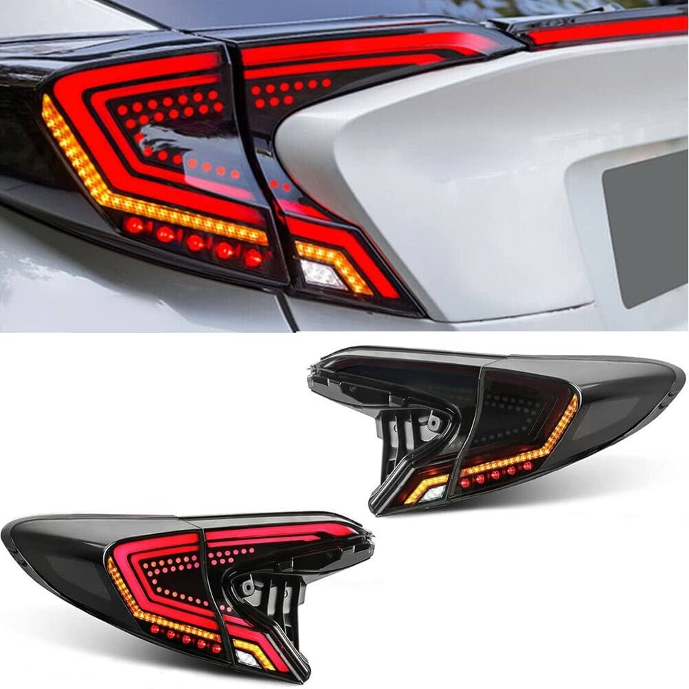 Toyota CHR LED Sequential Tail Lamps / Tailights - Smoke