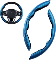 Universal Red Line Carbon Fiber Steering Cover - Best Quality