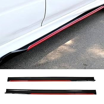 Corolla 2012 Glossy Black Side Lip Splitter 2009 - 2013